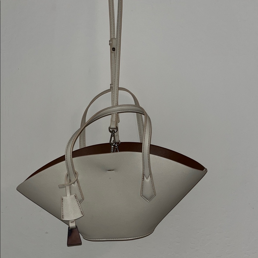 Zara Cream Shoulder Bag